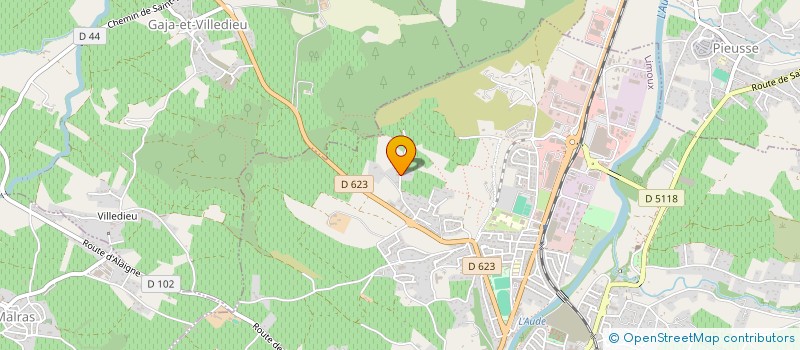 localisation de l'entreprise MONSIEUR LUDOVIC ALEX  LIMOUX