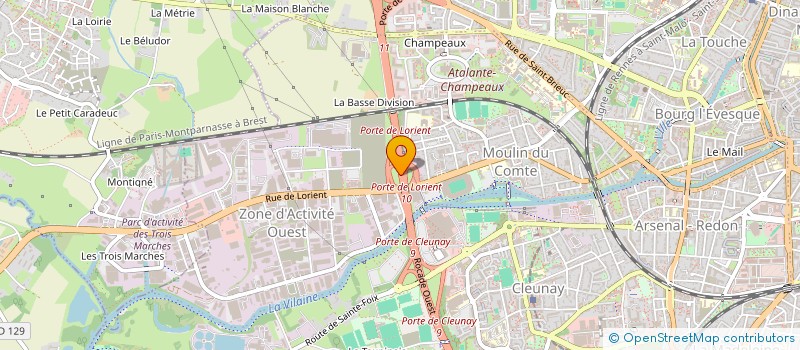 localisation de l'entreprise MONSIEUR LUDOVIC ALEXANDRE  RENNES