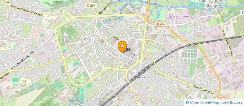 localisation de l'entreprise MONSIEUR LUDOVIC ALLAIS à ARRAS