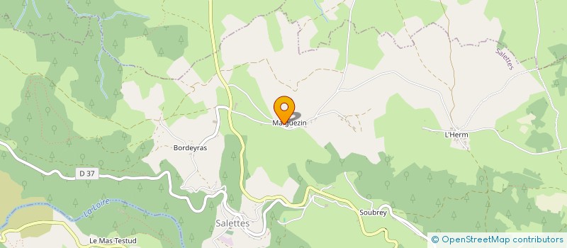 localisation de l'entreprise MONSIEUR LUDOVIC ALVERGNAS  LAUSSONNE