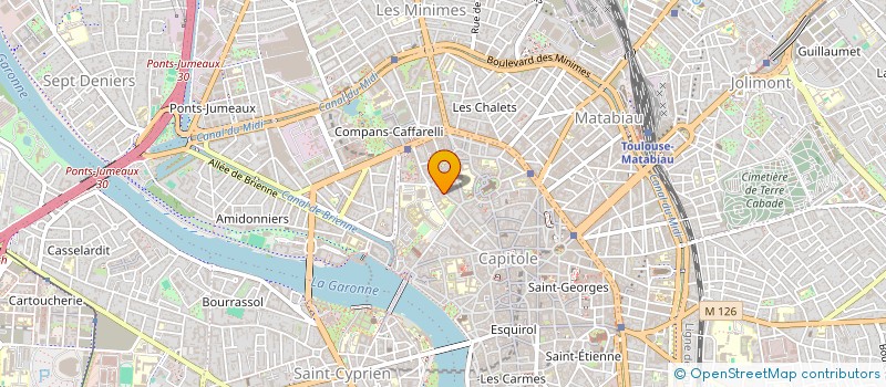 localisation de l'entreprise MONSIEUR LUDOVIC AMAR  TOULOUSE