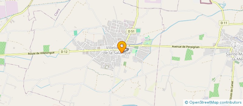 localisation de l'entreprise MONSIEUR LUDOVIC AMIARD  VILLELONGUE-DE-LA-SALANQUE