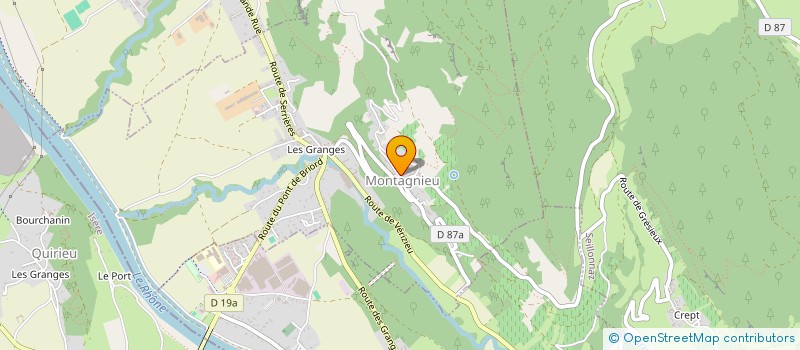 localisation de l'entreprise MONSIEUR LUDOVIC ANDRE  MONTAGNIEU