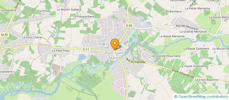 localisation de l'entreprise MONSIEUR LUDOVIC ANDRE  PONT-SAINT-MARTIN