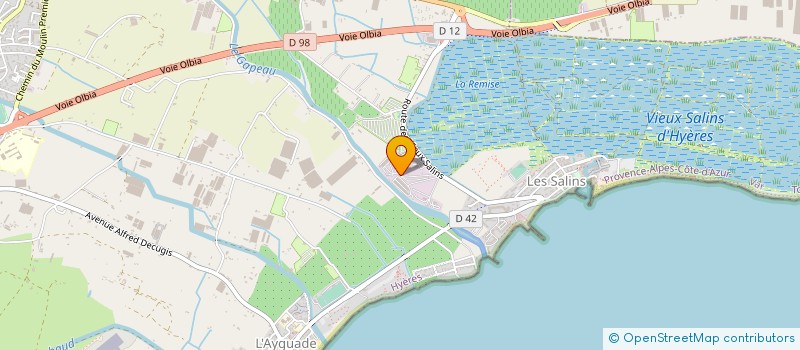 localisation de l'entreprise MONSIEUR LUDOVIC ANGER  HYERES