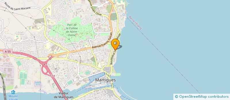localisation de l'entreprise MONSIEUR LUDOVIC ANNIERE à MARTIGUES