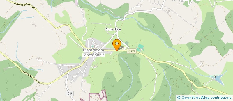 localisation de l'entreprise MONSIEUR LUDOVIC ANTOINE  MONTREDON-LABESSONNIE