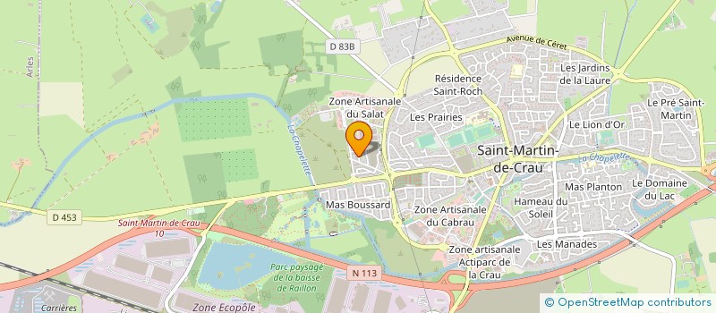 localisation de l'entreprise MONSIEUR LUDOVIC ARCOS à SAINT-MARTIN-DE-CRAU