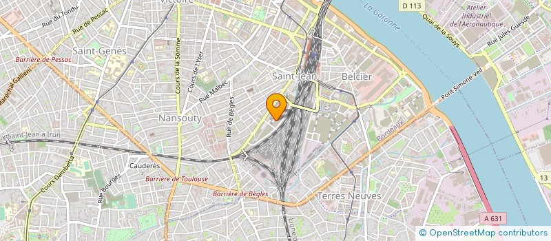 localisation de l'entreprise MONSIEUR LUDOVIC ARISTEGUI  BORDEAUX