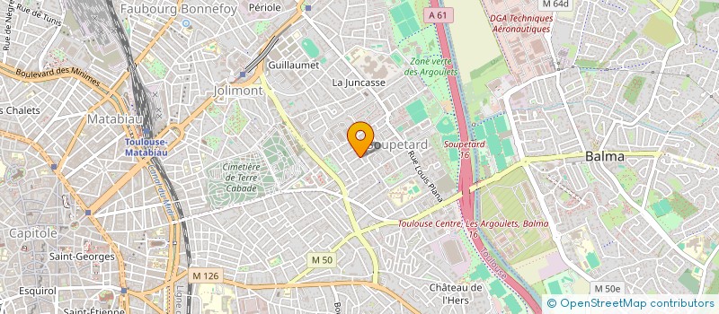 localisation de l'entreprise MONSIEUR LUDOVIC ASPECADA à TOULOUSE