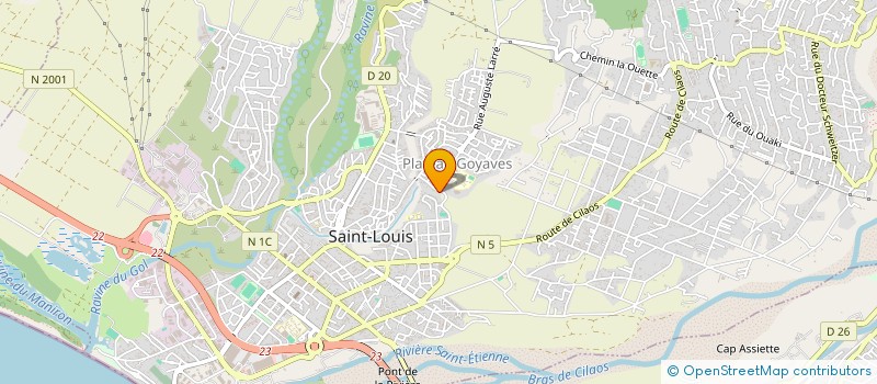 localisation de l'entreprise MONSIEUR LUDOVIC ASSELIN à SAINT-LOUIS