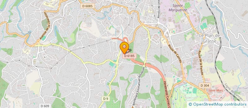 localisation de l'entreprise MONSIEUR LUDOVIC ATHAMNIA à GRASSE