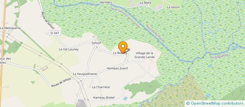 localisation de l'entreprise MONSIEUR LUDOVIC AUBEY  SAINT-SAUVEUR-LE-VICOMTE