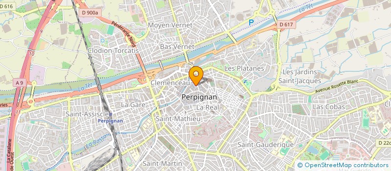 localisation de l'entreprise MONSIEUR LUDOVIC AUBRY  PERPIGNAN