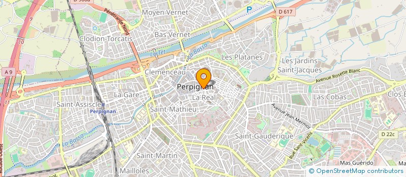 localisation de l'entreprise MONSIEUR LUDOVIC AUDIGER  PERPIGNAN