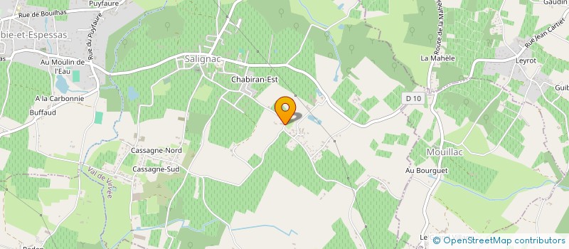 localisation de l'entreprise MONSIEUR LUDOVIC AUDINETTE  VAL DE VIRVEE