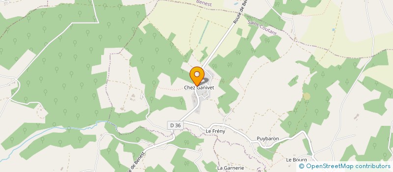 localisation de l'entreprise MONSIEUR LUDOVIC AUDOUIN  SAINT-COUTANT