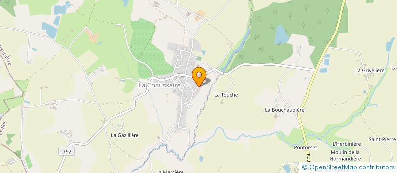 localisation de l'entreprise MONSIEUR LUDOVIC AUGEREAU à MONTREVAULT-SUR-EVRE