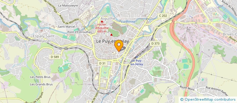 localisation de l'entreprise MONSIEUR LUDOVIC AURAND  LE PUY-EN-VELAY