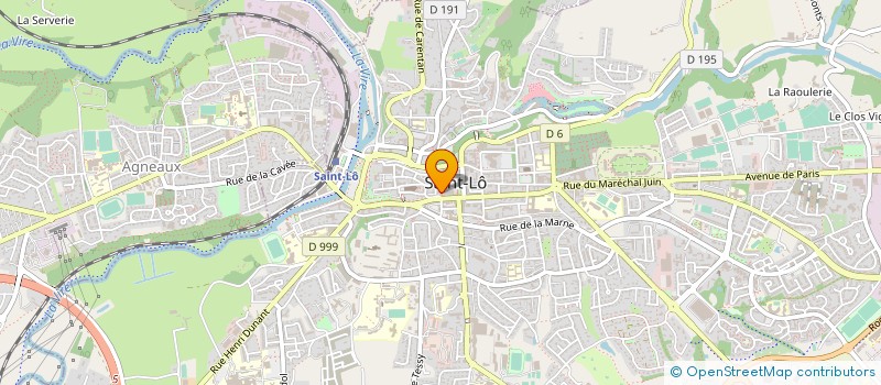 localisation de l'entreprise MONSIEUR LUDOVIC AUVRAY  SAINT-LO