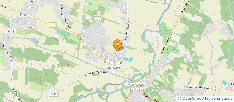 localisation de l'entreprise MONSIEUR LUDOVIC AUZERIC  MENVILLE