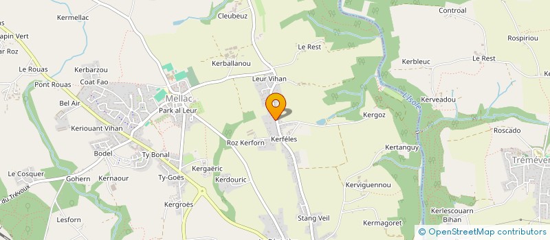 localisation de l'entreprise MONSIEUR LUDOVIC AYARD  MELLAC