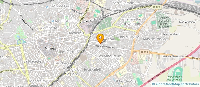 localisation de l'entreprise MONSIEUR LUDOVIC AZEMARD à NIMES