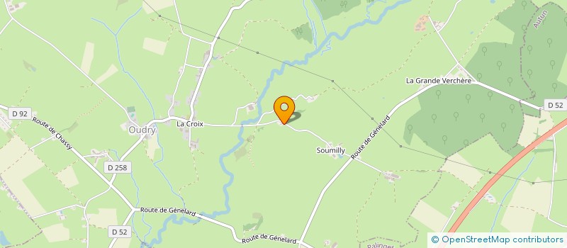 localisation de l'entreprise MONSIEUR LUDOVIC BADET  OUDRY