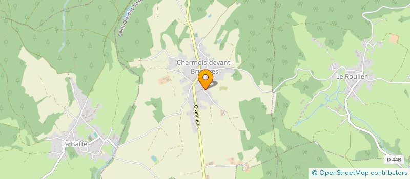 localisation de l'entreprise MONSIEUR LUDOVIC BAECHLER  CHARMOIS-DEVANT-BRUYERES