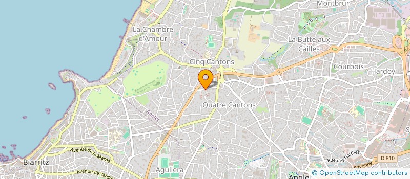 localisation de l'entreprise MONSIEUR LUDOVIC BALACE  ANGLET