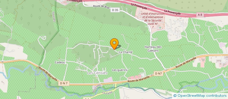 localisation de l'entreprise MONSIEUR LUDOVIC BALCON  BRIGNOLES