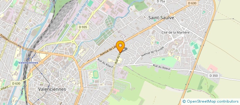 localisation de l'entreprise MONSIEUR LUDOVIC BALLET à VALENCIENNES