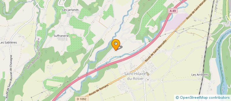 localisation de l'entreprise MONSIEUR LUDOVIC BALMAND à SAINT-HILAIRE-DU-ROSIER
