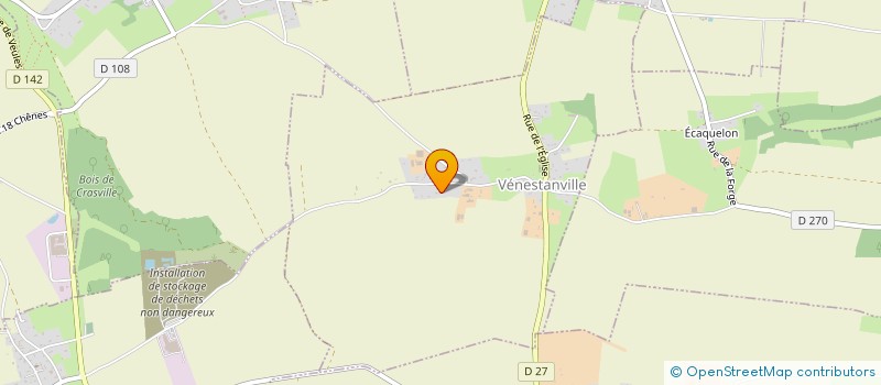 localisation de l'entreprise MONSIEUR LUDOVIC BANCE  VENESTANVILLE
