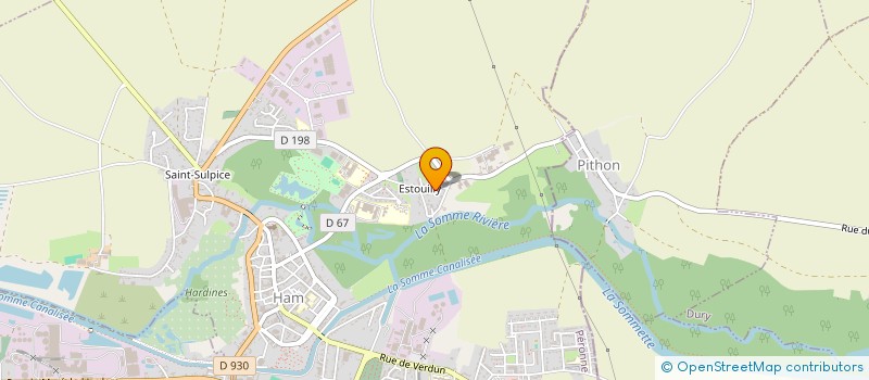 localisation de l'entreprise MONSIEUR LUDOVIC BANCE  HAM