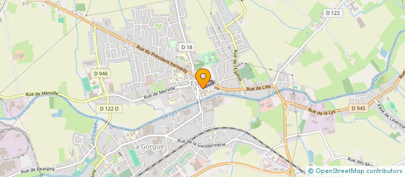 localisation de l'entreprise MONSIEUR LUDOVIC BARDAINE  ESTAIRES