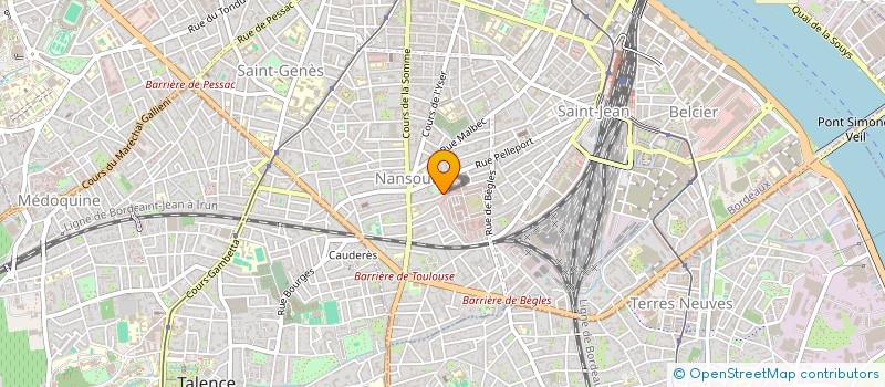 localisation de l'entreprise MONSIEUR LUDOVIC BARIS  BORDEAUX