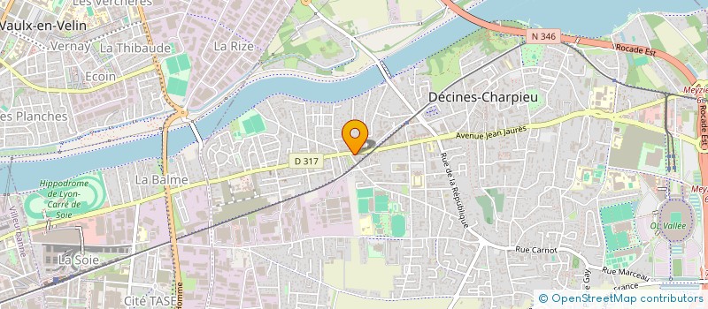 localisation de l'entreprise MONSIEUR LUDOVIC BARRANCO  DECINES-CHARPIEU