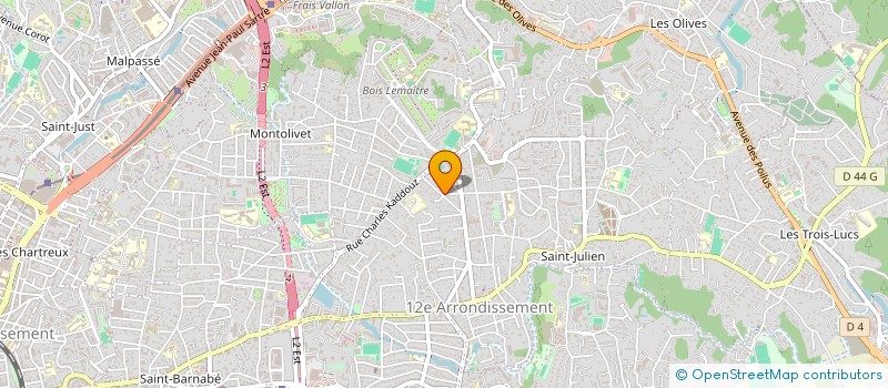 localisation de l'entreprise MONSIEUR LUDOVIC BARTHELEMY à MARSEILLE