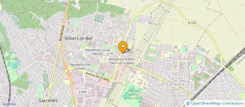 localisation de l'entreprise MONSIEUR LUDOVIC BARUL  VILLIERS-LE-BEL