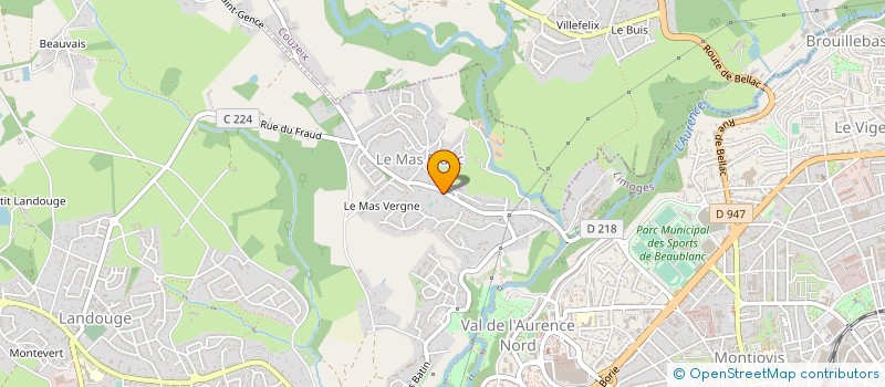 localisation de l'entreprise MONSIEUR LUDOVIC BATAILLE à LIMOGES