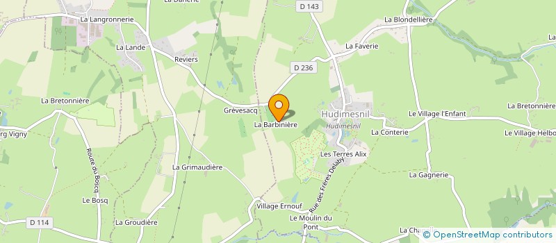 localisation de l'entreprise MONSIEUR LUDOVIC BATTAIS  HUDIMESNIL