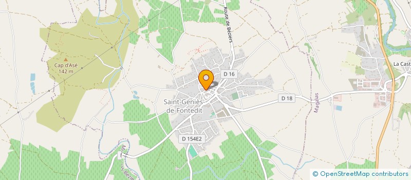 localisation de l'entreprise MONSIEUR LUDOVIC BAUDRY  SAINT-GENIES-DE-FONTEDIT