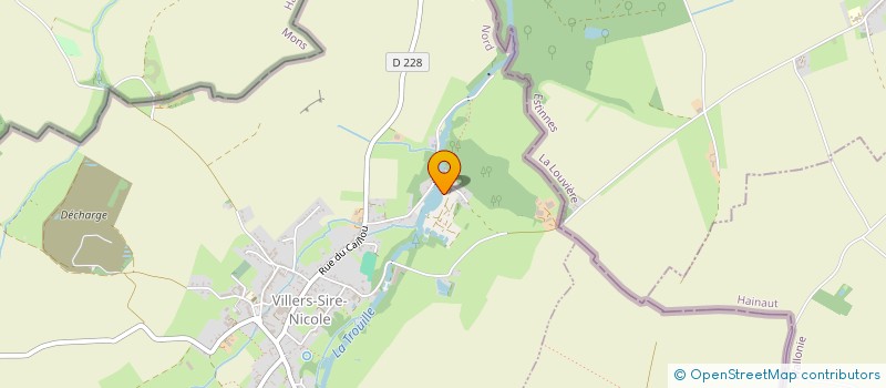 localisation de l'entreprise MONSIEUR LUDOVIC BAUDUIN à VILLERS-SIRE-NICOLE