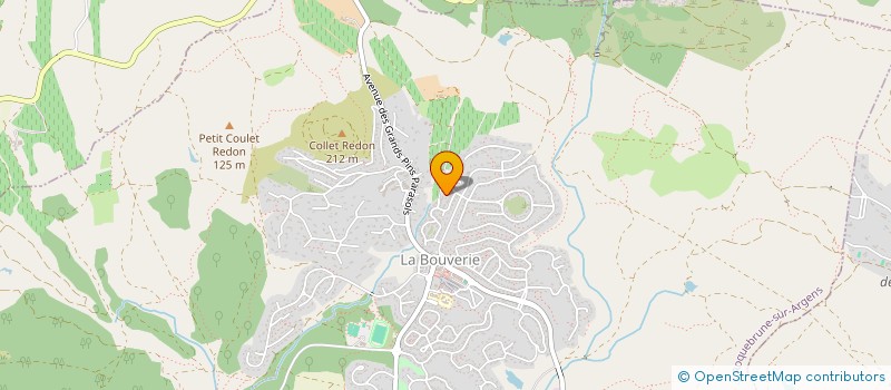 localisation de l'entreprise MONSIEUR LUDOVIC BAULE à ROQUEBRUNE-SUR-ARGENS