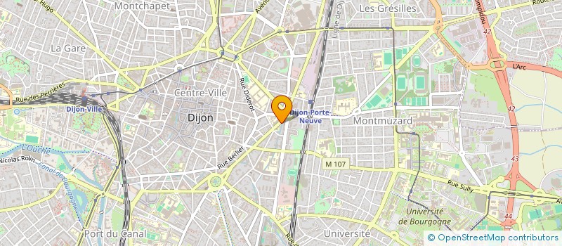 localisation de l'entreprise MONSIEUR LUDOVIC BAUT  DIJON