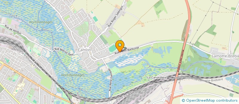 localisation de l'entreprise MONSIEUR LUDOVIC BAUTHIER  CAMON