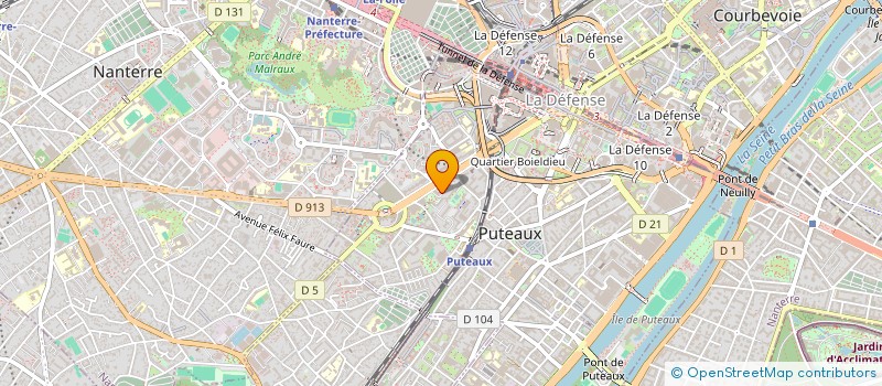 localisation de l'entreprise MONSIEUR LUDOVIC BEAUFILS à PUTEAUX