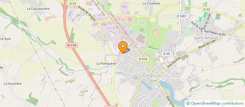 localisation de l'entreprise MONSIEUR LUDOVIC BEAUSSIEU  TORIGNY-LES-VILLES