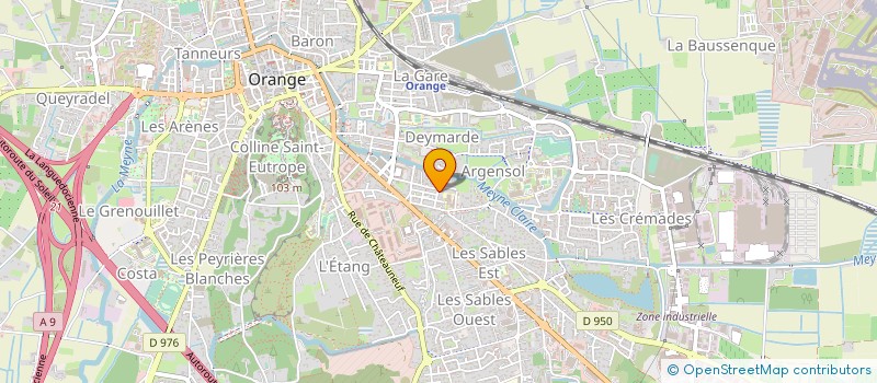 localisation de l'entreprise MONSIEUR LUDOVIC BEAUTHEAC à ORANGE